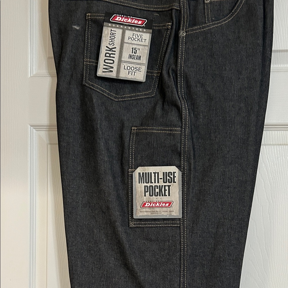 Dickies Men's Dark Gray Relaxed Jeans